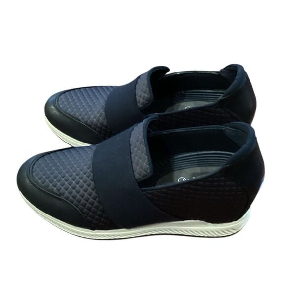 Baretraps® Jamese Casual Cliff Wedge Sneakers Navy Blue 8.5 - Picture 7 of 12